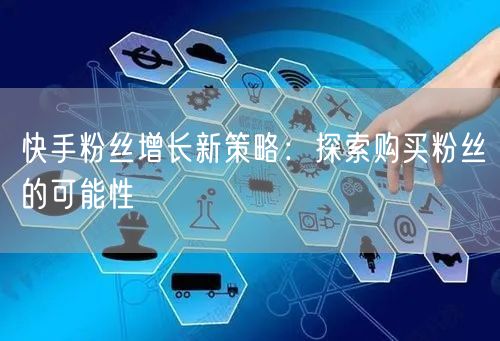 快手粉丝增长新策略：探索购买粉丝的可能性