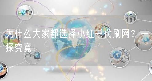 为什么大家都选择小红书代刷网？一探究竟！