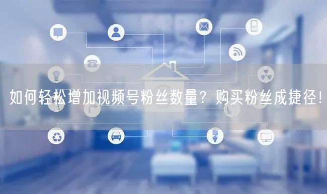 如何轻松增加视频号粉丝数量？购买粉丝成捷径！