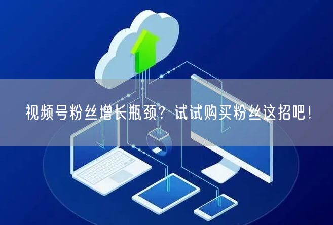 视频号粉丝增长瓶颈？试试购买粉丝这招吧！