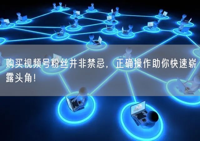 购买视频号粉丝并非禁忌，正确操作助你快速崭露头角！