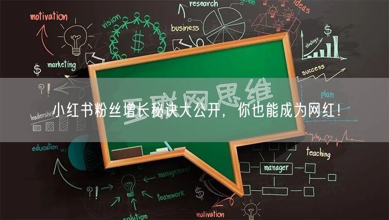 小红书粉丝增长秘诀大公开，你也能成为网红！