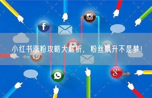 小红书涨粉攻略大解析，粉丝飙升不是梦！