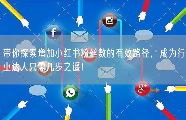 带你探索增加小红书粉丝数的有效路径，成为行业达人只需几步之遥！