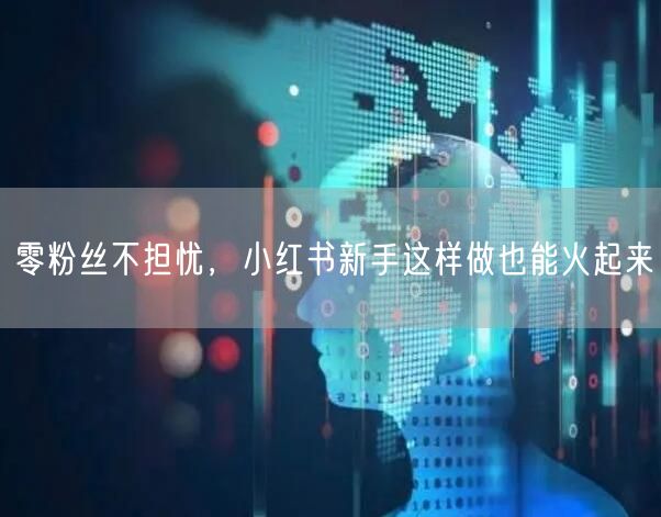 零粉丝不担忧，小红书新手这样做也能火起来