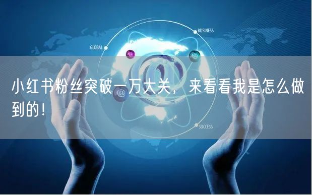 小红书粉丝突破一万大关，来看看我是怎么做到的！