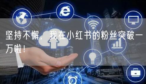 坚持不懈，我在小红书的粉丝突破一万啦！