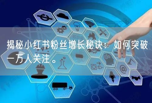 揭秘小红书粉丝增长秘诀：如何突破一万人关注。