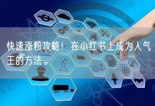 快速涨粉攻略！在小红书上成为人气王的方法。