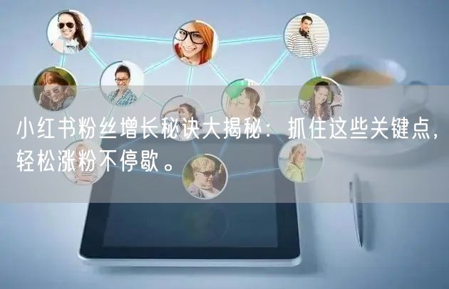 小红书粉丝增长秘诀大揭秘：抓住这些关键点，轻松涨粉不停歇。