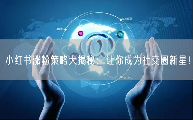 小红书涨粉策略大揭秘：让你成为社交圈新星！