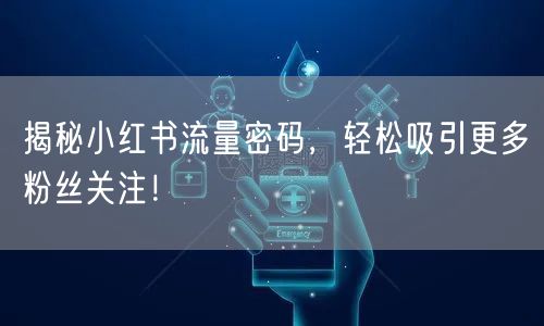 揭秘小红书流量密码，轻松吸引更多粉丝关注！