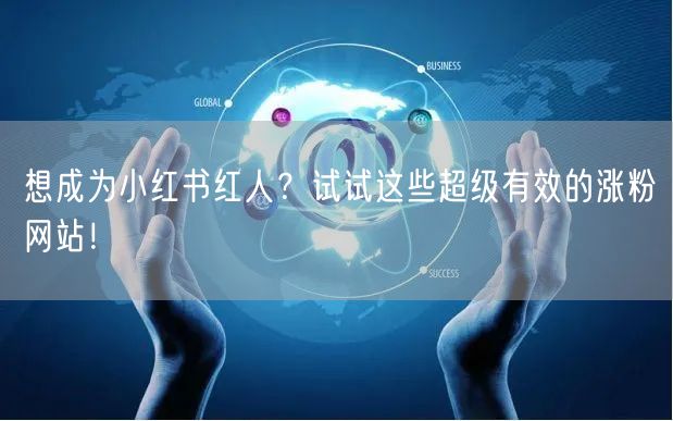 想成为小红书红人？试试这些超级有效的涨粉网站！