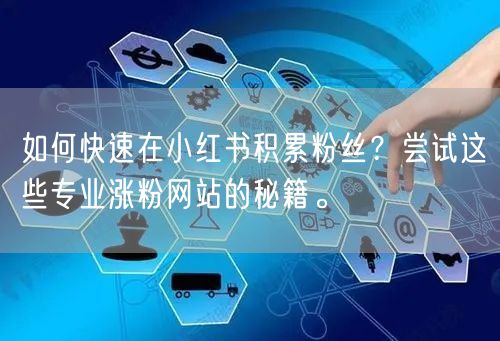 如何快速在小红书积累粉丝？尝试这些专业涨粉网站的秘籍。