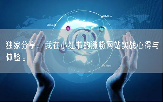 独家分享：我在小红书的涨粉网站实战心得与体验。