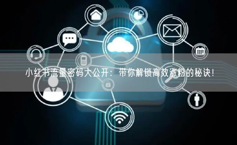 小红书流量密码大公开：带你解锁高效涨粉的秘诀！
