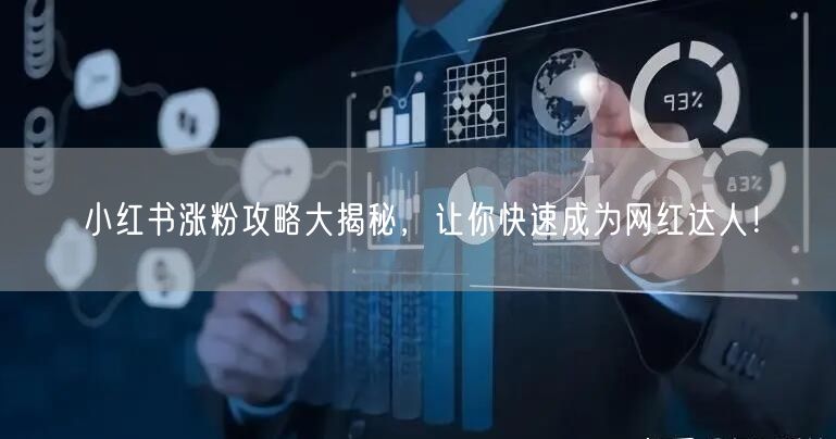 小红书涨粉攻略大揭秘，让你快速成为网红达人！