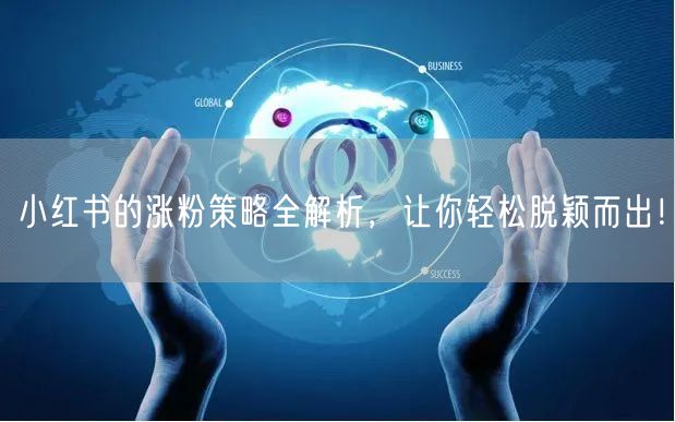 小红书的涨粉策略全解析，让你轻松脱颖而出！