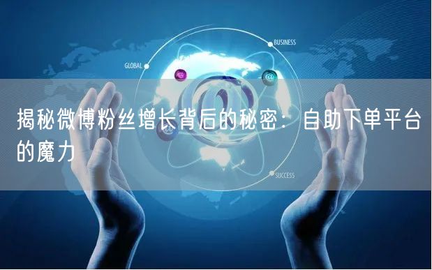 揭秘微博粉丝增长背后的秘密：自助下单平台的魔力