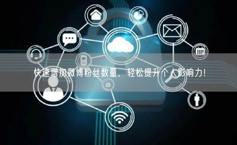 快速增加微博粉丝数量，轻松提升个人影响力！
