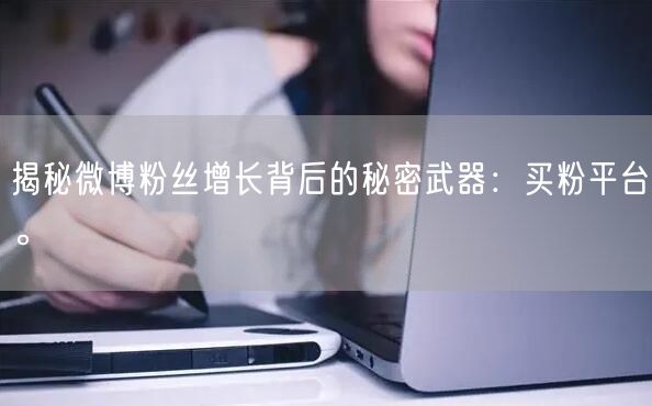 揭秘微博粉丝增长背后的秘密武器：买粉平台。