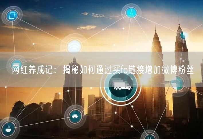网红养成记：揭秘如何通过买fo链接增加微博粉丝