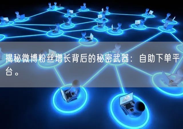 揭秘微博粉丝增长背后的秘密武器：自助下单平台。
