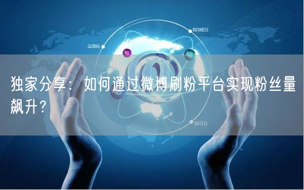 独家分享：如何通过微博刷粉平台实现粉丝量飙升？