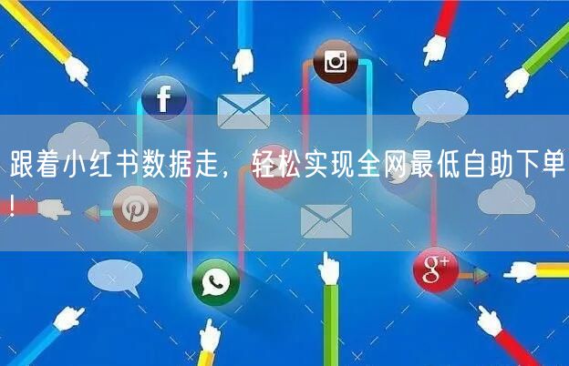 跟着小红书数据走,轻松实现全网最低自助下单!